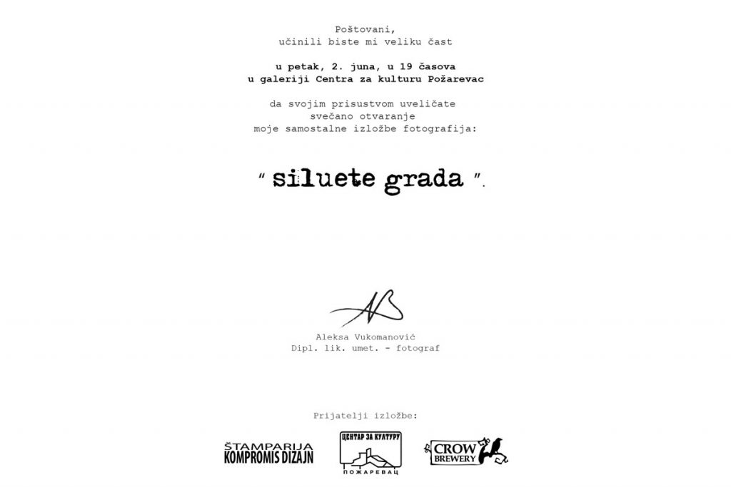 SILUETE GRADA - Pozivnica WEB 1